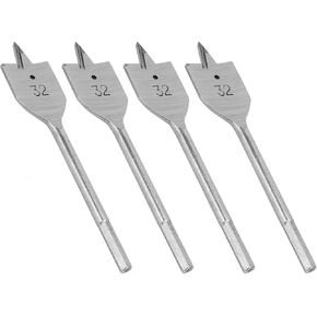 مجموعة لقمة مثقاب بأسمائها الحقيقية بفتحة 32 مم / 1.3 بوصة لقمة مسطحة مجداف من الفولاذ عالي الكربون لقمة ثقب خشبية مسطحة صغيرة الحجم وأداء جيد in Kuwait