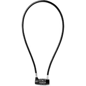 قفل مركب قابل لإعادة الضبط مكون من 5 كلمات، قفل حروف - قفل أمان منزلي مع كابل مضاد للسرقة 8 مم لبوابات الحديقة، والأبواب الزجاجية، وحمام السباحة، والثلاجة، والدراجات، والبوابات، والتخزين (30 بوصة (امتداد القفل 14 بوصة)) in Kuwait