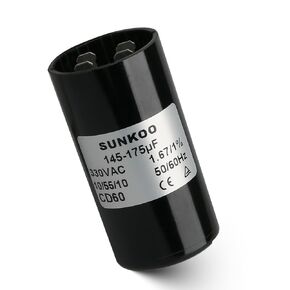 CD60 Motor Start Capacitor, 400–480 uF, 110–125VAC, 50/60Hz, Round Start Capacitor for AC Motor, Air Compressor, Well Pump, Pool Pump, Fan in Kuwait