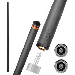 29" Uni-Loc Carbon Pool Cue Shaft (Single), 10 Layered 10.5mm,11.8mm,12.4mm.12.5mm.12.9mm，Pro Taper Low Deflection Performance, Durability and Smooth to Control in Saudi Arabia