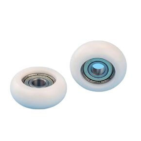 5-piece Set of Rubberized Bearing Pulley POM Roller Aluminum Profile Track Wheel 5 * 17 * 6mm in Saudi Arabia