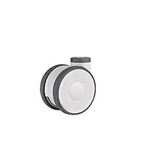 1 piece/5 inch TPR Double Caster Swivel Wheel/top Hole/Silent Double Wheel with Brake(A-2) in Saudi Arabia