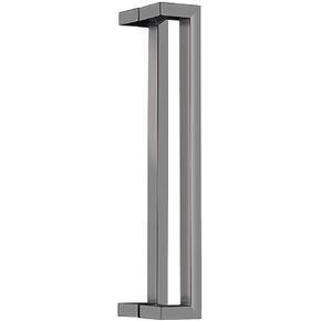 Heavy Duty Modern Square Rectangular Flat Shaped Barn Door Handle Push Pull Stainless Steel,for Commercial Entrance,Office,Shop Front,60/80/120cm Long (Colour: Rose Gold in Kuwait