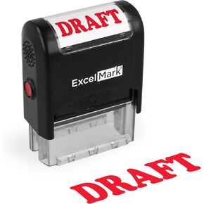 مسودة ختم مطاطي ذاتي التحبير - حبر أحمر in Kuwait