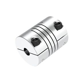D15L20 الألومنيوم عمود مرن وصلات مقرنة 15X20mm تتحمل 3 مللي متر إلى 8 مللي متر محرك متدرج موصل 1 قطعة (5 مللي متر إلى 6 مللي متر) in Kuwait