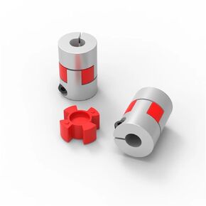 XB D20L30 B اثنين الفك مقرنة الألومنيوم البرقوق عمود مرن اقتران موصل المحرك 4/5/6/6.35/8 مللي متر 1 قطعة (7 مللي متر إلى 8 مللي متر) in Saudi Arabia