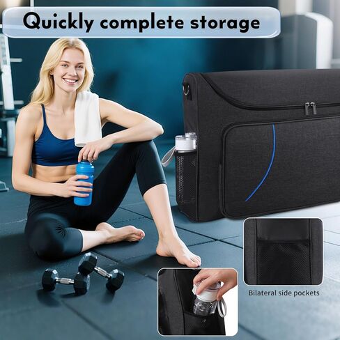 حقيبة حمل متوافقة مع لوحة الاهتزاز AXV/SoftGym ومنصة اللياقة البدنية لوحة الاهتزاز المحمولة وغطاء حقيبة تخزين الآلة، حقيبة حمل ذات سعة كبيرة مع جيوب، حافظة فقط in Saudi Arabia