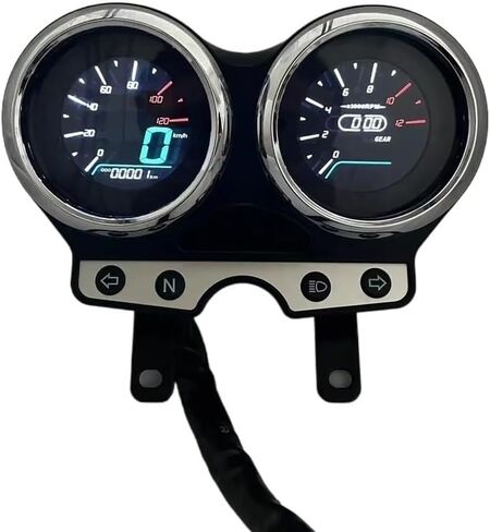 عداد المسافات الرقمي للدراجات النارية لـ Yes 125 GT125 EN125 GSX125 EN 125 150 LED مقياس سرعة الدوران الرقمي مقياس المسافات الرقمي in Saudi Arabia