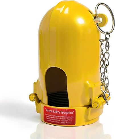 غطاء أمان واقي لمنظم أسطوانة غاز الأسيتيلين - خيط رفيع 3-1/8 بوصة × 11 | واقي صمام عالي التحمل لخزانات الضغط العالي | متوافق مع DOT/OSHA، ضمان لمدة عامين ضد السقوط (GT-11) in Kuwait