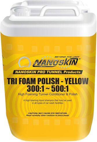 Nanoskin Car Wash Tunnel Series High Foaming Tunnel Conditioner & Polish - Blue (Dilution Ratio: 300:1~500:1) [NA-TFP640-C-B], 5 Gallons in Saudi Arabia
