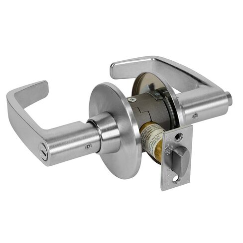 سارجنت 11U65-LL-26D درجة 1 للخصوصية/السرير/الحمام، US26D كروم ساتان، 2-3/4 بوصة in Kuwait