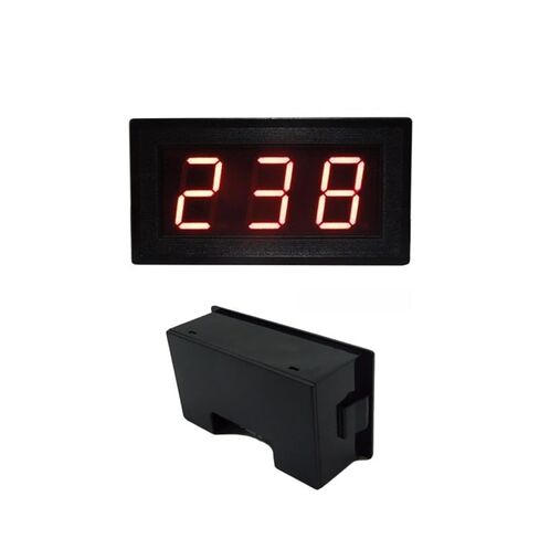 1 قطعة YB5130 التيار المتناوب الفولتميتر 30-500 فولت الجهد متر 0.56 ''0.8 بوصة LED شاشة الجهد الرقمي 110 فولت 220 فولت 380 فولت فولت لوحة متر الفولتميترو (0.56 أزرق (نصف أسود)) in Kuwait