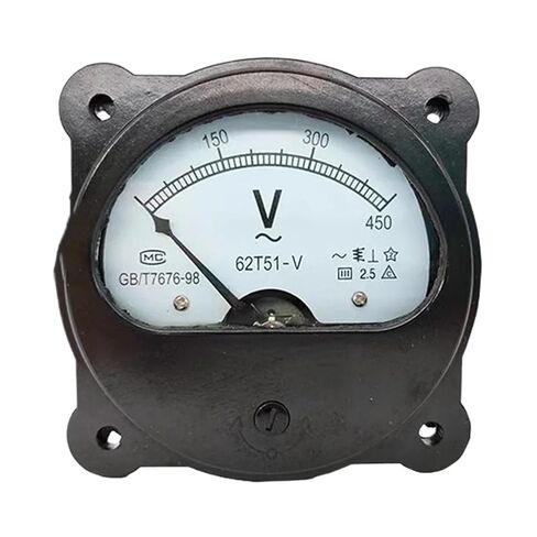 1 قطعة 62T51-V التيار المتناوب التناظرية الفولتميتر فولت عداد لوحة 250 فولت 300 فولت 450 فولت 500 فولت 1000 فولت 85*85 مللي متر (AC450V) in Kuwait