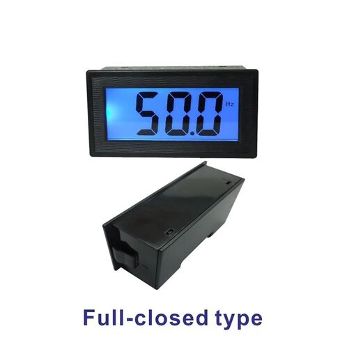 1pc YB5135FD Digital Display Electrical Hertz AC Frequency Counter Meter Indicator Tester Measure 45-65Hz Cymometer 79 * 43 * 25mm(Semi-Closed Type) in Saudi Arabia