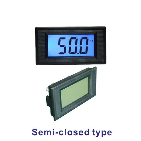 1pc YB5135FD Digital Display Electrical Hertz AC Frequency Counter Meter Indicator Tester Measure 45-65Hz Cymometer 79 * 43 * 25mm(Semi-Closed Type) in Saudi Arabia