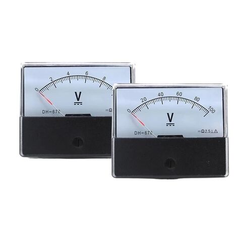 1 قطعة DH-670 مؤشر نوع الفولتميتر 5 فولت 10 فولت 15 فولت 20 فولت 30 فولت 50 فولت 100 فولت 150 فولت 250 فولت 300 فولت 500 فولت مستطيلة الجهد عداد لوحة (300 فولت) in Kuwait