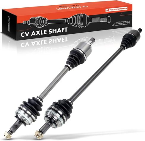 A-Premium Pair (2) Front CV Axle Shaft Assembly Compatible with Honda Civic 1992-2000, Civic del Sol 1993-1997 & Acura EL 1997-2000, Driver and Passenger Side in Saudi Arabia
