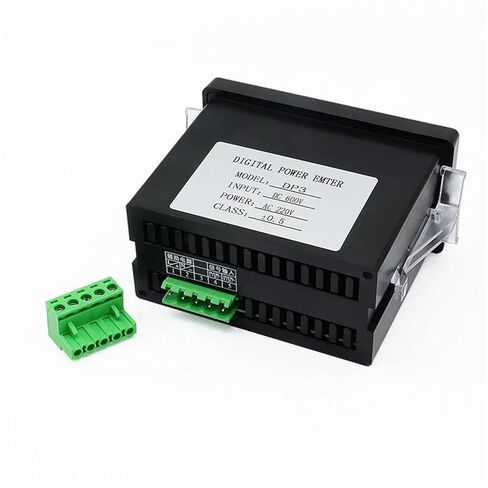 1 قطعة الفولتميتر مرحلة واحدة شاشة كبيرة شاشة ديجيتال 600VDC عداد لوحة امدادات الطاقة AC220V 96*48 مللي متر in Kuwait