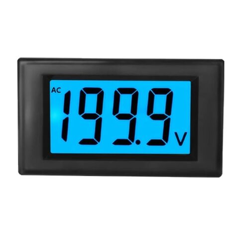 1 قطعة D85-222 التيار المتناوب العرض الرقمي الفولتميتر AC0-36V110V600V HD متر رئيس 220 فولت امدادات الطاقة (أسود AC0-199.9V) in Kuwait