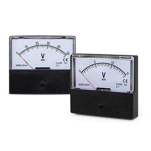 1 قطعة DH-670 التيار المتناوب الفولتميتر مؤشر متر 1 فولت 2 فولت 5 فولت 10 فولت 15 فولت 20 فولت 25 فولت 30 فولت 50 فولت 75 فولت 100 فولت 150 فولت 200 فولت 300 فولت 450 فولت 500 فولت 600 فولت التناظرية الجهد (AC Voltmeter_30V) in Kuwait