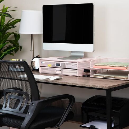 منظم سطح المكتب واللوازم المكتبية من مايند ريدر، ملف عمودي، تخزين، مكتب، شبكة معدنية، 12.5 بوصة طول × 9 بوصة عرض × 7.25 بوصة ارتفاع، أسود in Kuwait