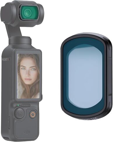 Haoge Magnetic 0.75x عدسة الزاوية العريضة لـ DJI Osmo Pocket 3 ، FOV الموسعة من 108 درجة ، عدسة طلاء مضادة للاكتئاب مزدوجة مع واقي الشاشة in Saudi Arabia