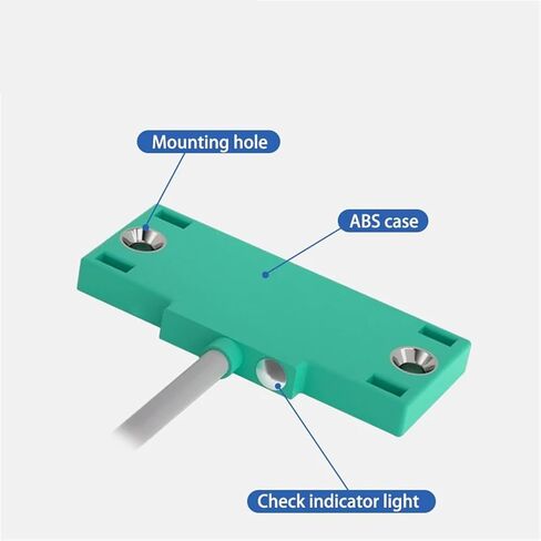 CBN5-F46-E0 NPN Or PNP 10-30VDC 2-10mm Detection Distance Flat Housing Capacitive Proximity Switch Sensor, 1pc(10mm NPN NC) in Saudi Arabia