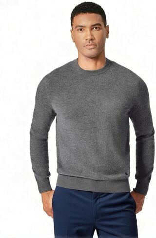 KVSS Men's Crewneck 100% Pure Cashmere Sweater, Pullover Cashmere Sweaters for Mens | Luxury from Inner Mongolia in Saudi Arabia