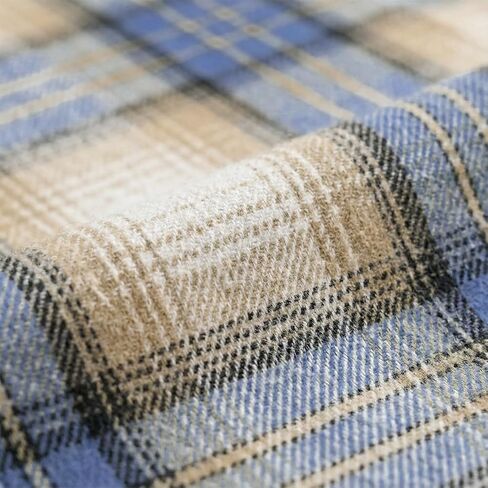 Artoid Mode Blue Light Coffe Farmhouse Plaid Spring Table Runner, Winter Rustic Holiday Check Kitchen Dining Table Decoration for Home Party Decor 13x72 Inch in Saudi Arabia