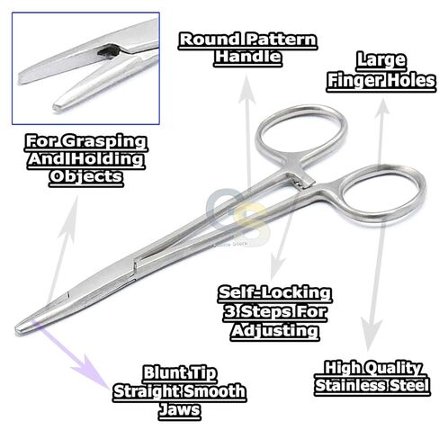 Webster Surgi Needle Holder 5 Inch Smooth Jaws Stainless by G.S Online Store in Saudi Arabia