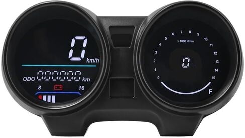 Motorcycle Odometer Digital for TITAN150 CG150 Fan150 Tachometer Digital Dashboard LED Electronics Motorcycle RPM Meter Accessories in Saudi Arabia