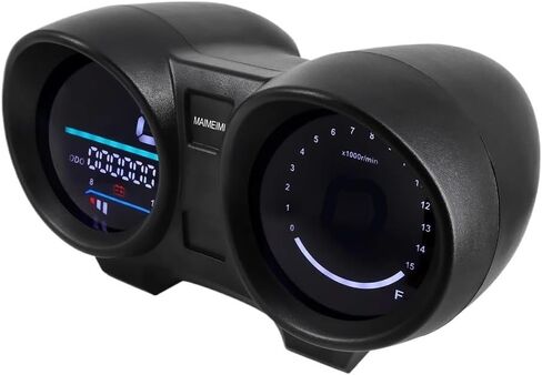 Motorcycle Odometer Digital for TITAN150 CG150 Fan150 Tachometer Digital Dashboard LED Electronics Motorcycle RPM Meter Accessories in Saudi Arabia
