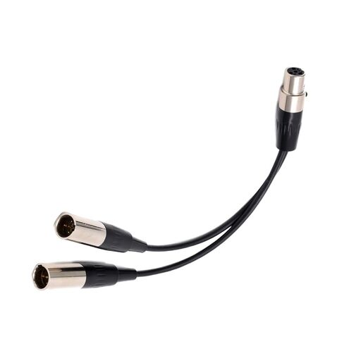 4Pin Mini XLR جاك أنثى إلى كابل ذكر مزدوج 1 قطعة in Saudi Arabia