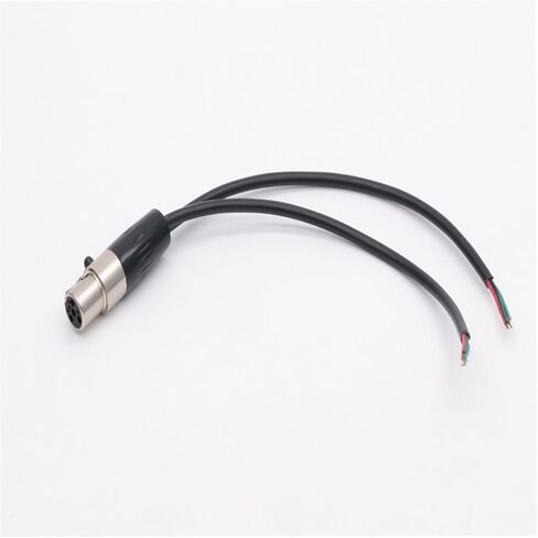 4Pin Mini XLR جاك أنثى إلى كابل ذكر مزدوج 1 قطعة in Saudi Arabia