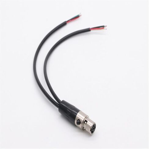 4Pin Mini XLR جاك أنثى إلى كابل ذكر مزدوج 1 قطعة in Saudi Arabia