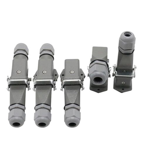 HDC-HA Rectangular Heavy Duty Connector 4 5 6 8 Pins Core Aviation Socket 250V 10A/16A 1Pcs(A) in Saudi Arabia