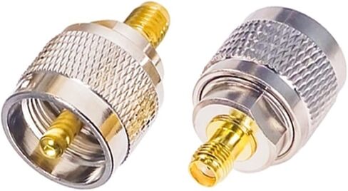 S M A Female to UH F PL259 Male PL259 Connector R F Coax Coaxial Adapter 1Pcs in Saudi Arabia