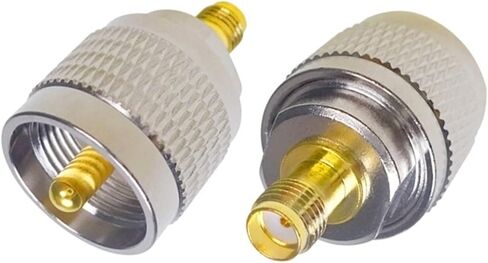 S M A Female to UH F PL259 Male PL259 Connector R F Coax Coaxial Adapter 1Pcs in Saudi Arabia