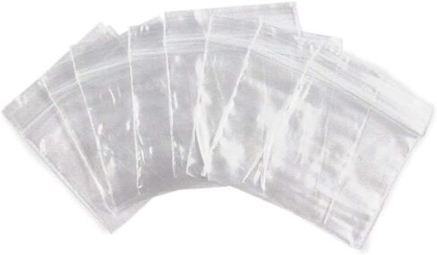 100pk Self Locking Plastic Bags 2mm Thick All Purpose Storage Bags (2x2) in Saudi Arabia