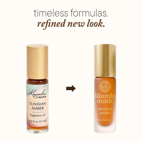 زيت عطر كومبا المصنوع من العنبر التونسي، أسطوانة عطر زيتية معطرة تدوم طويلاً، نباتي، خالي من الكحول، 0.15 أونصة سائلة in Kuwait