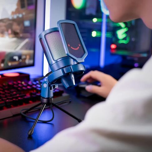 USB A/C to Type C Microphone Cable Cord Compatible with Fifine AmpliGame A6V/ A6T/ AM8/ K688/ A8, HyperX SoloCast, QuadCast 2/S/2 S, Logitech G Yeti GX, TONOR TC30, Elgato Wave 3, Wave Neo Mic 10Ft in Saudi Arabia