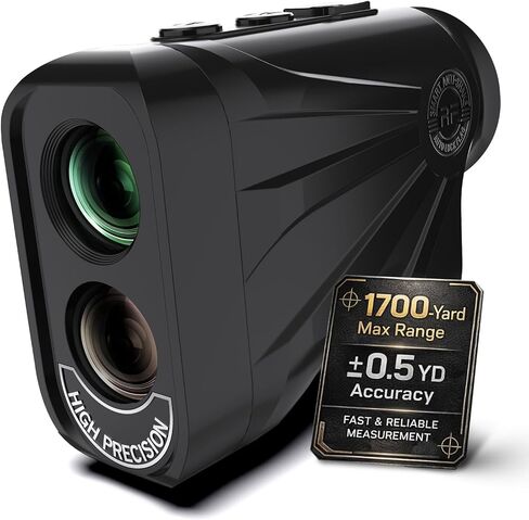 Range Finder Golf 1700 Yards - محدد مدى الجولف مع منحدر، شريط مغناطيسي - تكبير 6.5X، اهتزاز قفل عمود العلم - دقة 0.5 ياردة، محدد المدى بالليزر للجولف، مكتشفات نطاق قابلة لإعادة الشحن in Kuwait