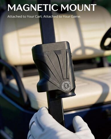 Range Finder Golf 1700 Yards - محدد مدى الجولف مع منحدر، شريط مغناطيسي - تكبير 6.5X، اهتزاز قفل عمود العلم - دقة 0.5 ياردة، محدد المدى بالليزر للجولف، مكتشفات نطاق قابلة لإعادة الشحن in Kuwait