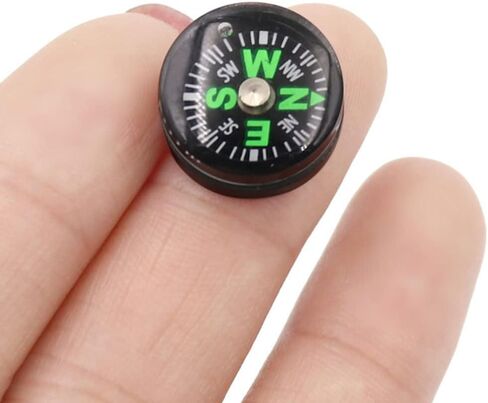 15mm Pocket Survival Button Compass Mini Backpacking Compass for Boating Camping Hiking 5PCS in Saudi Arabia