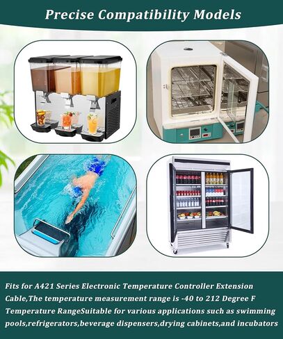 مستشعر درجة الحرارة A99BB-200C يناسب كابل تمديد وحدة التحكم الإلكترونية في درجة الحرارة من سلسلة A421، - نطاق درجة الحرارة من 40 إلى 212 درجة فهرنهايت in Kuwait