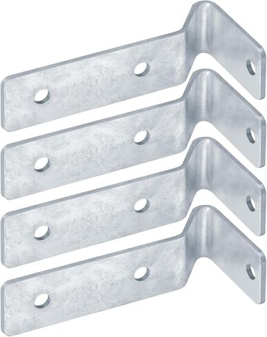 4 PCS Fender Mounting Bracket for 7" Wide Round Plastic Fenders, 8" to 12" Wheels, Universal, Fits 3/8" Bolt in Saudi Arabia
