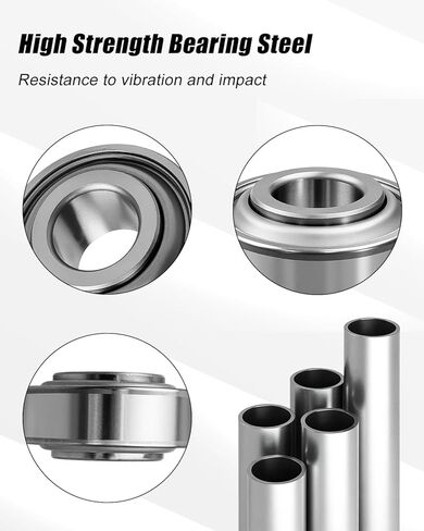 10Pcs 0.64" Bore Bearing Fit for John Deere Case Ford New Holland Gehl Models, Deep Groove Ball Bearing Replace 203KRR2 AN142670 AN281357 JD9214 AA82881 203RRAR10 149261C91 in Saudi Arabia
