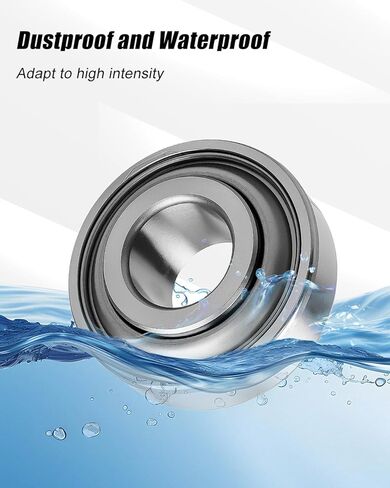 10Pcs 0.64" Bore Bearing Fit for John Deere Case Ford New Holland Gehl Models, Deep Groove Ball Bearing Replace 203KRR2 AN142670 AN281357 JD9214 AA82881 203RRAR10 149261C91 in Saudi Arabia