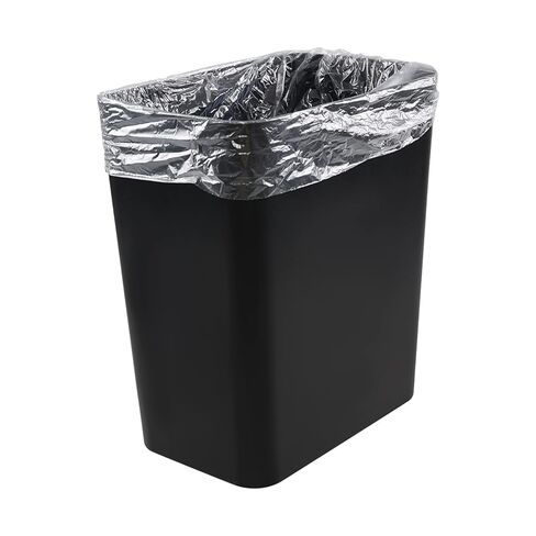 Gainhope 3-Pack 4.5 Gallon Plastic Small Trash Can Wastebasket, Black Garbage Container Bin for Under Desk, Office, Bathroom, Living Room, Classroom in Saudi Arabia