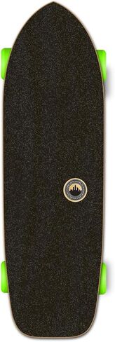 Yocaher Blank/Checker Complete ألواح تزلج للمدرسة القديمة Longboard Cruiser Black Widow Premium 80A شريط قبضة شاحنة ألومنيوم ABEC7 تحمل عجلات تزلج 70 مم (كاملة - المدرسة القديمة - 02 - أسود) in Kuwait